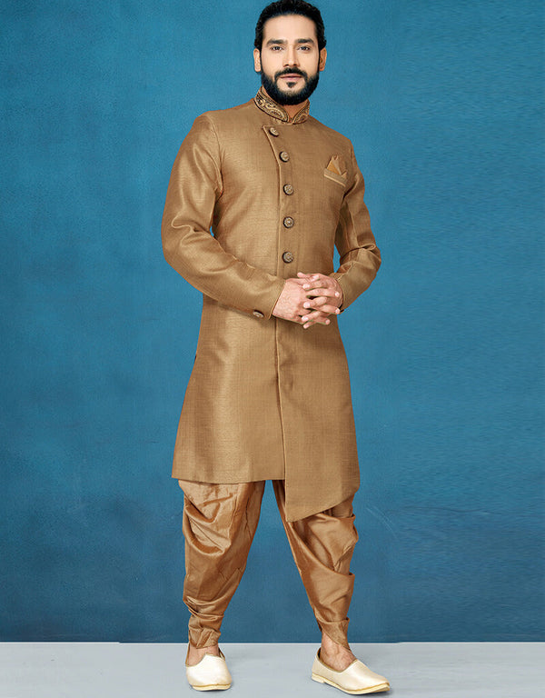 Chiku Kurta Dhupion Art Silk Dhoti