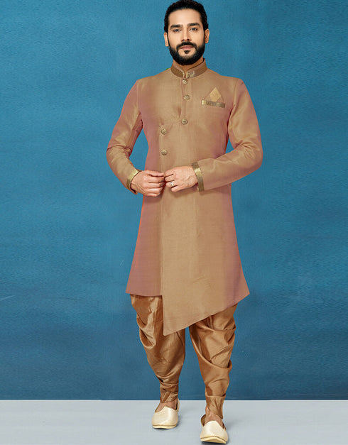 Chiku Kurta Dhupion Art Silk Dhoti