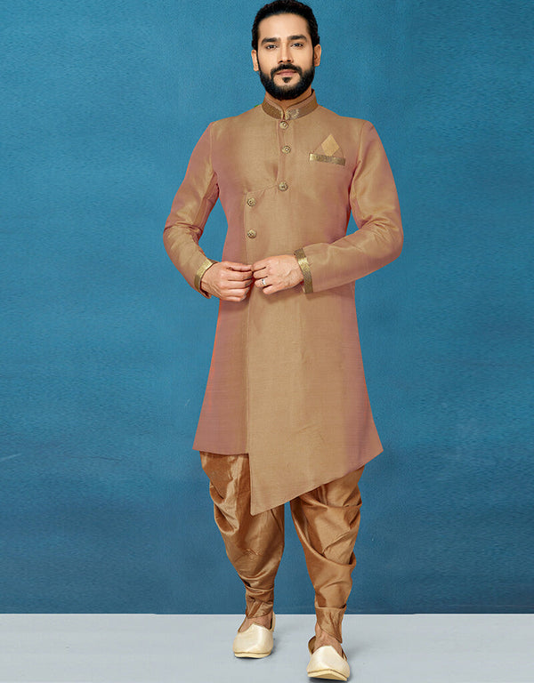 Chiku Kurta Dhupion Art Silk Dhoti