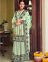 Pista Green Palazzo style Salwar Suit Faux Georgette Salwar Kameez in Embroidery, Foil Paper & Lace Work