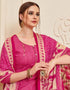 Pink Cotton Patiyala Suit