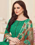 Sea Green Cotton Patiyala Suit