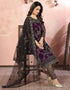 Purple Net Pant Pakistani Suit
