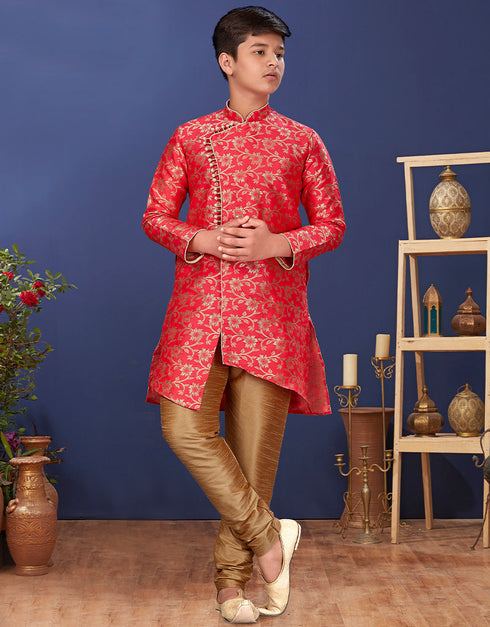Gajari Kurta Pajama Heavy Silk