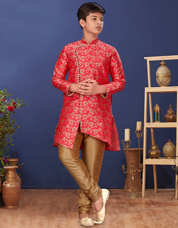 Gajari Kurta Pajama Heavy Silk