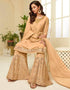 Musterd Georgette Sharara Suit