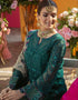 Green Lehenga style Salwar Kameez Georgette Salwar Kameez in Embroidered, Stones & Lace Work Closure View