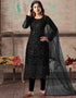 Black Net Pant Suit