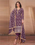 Purple Pant style Salwar Suit Butterfly Net Salwar Kameez in Heavy Sequins Embroidery & Lace Work
