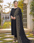 Black 14Kg Rayon Pant Salwar Suits