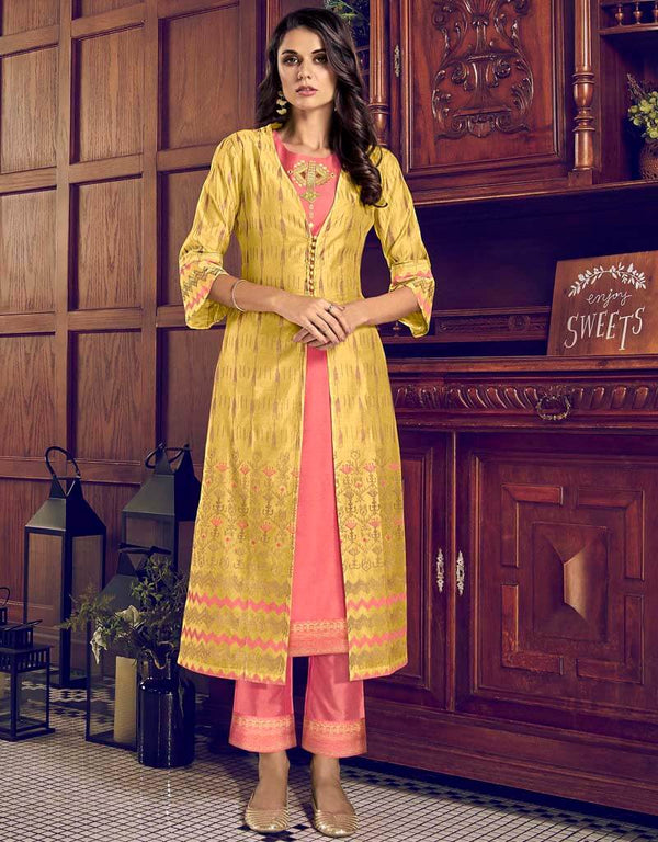 Musterd Pure Art Silk Pant Salwar Suits