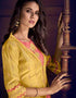 Musterd Pure Art Silk Pant Salwar Suits Back View