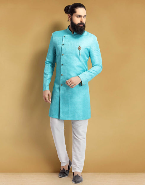 Ferozi Kurta Jacquard Silk Pant