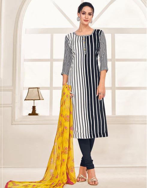 Multi Chanderi Cotton Pant Dress