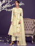 Ligth Yellow Alizeh Georgette Pant Straight