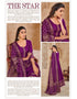 Purple Heavy 14 Kg Rayon Anarkali Gown Closure View