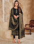 Black Heavy 14 Kg Rayon Anarkali Gown