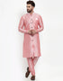 Light Pink Kurta Banarasi Dhupion Silk Chudidaar