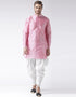 Light Pink Kurta Art Dupion Dhoti