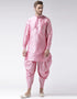 Light Pink Kurta Art Dupion Dhoti