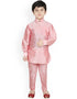 Light Pink Kurta Pajama Dhupion Silk