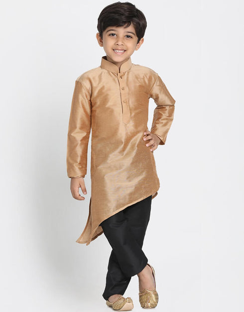 Chiku Kurta Pajama Dhupion Silk