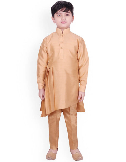 Chiku Kurta Pajama Dhupion Silk