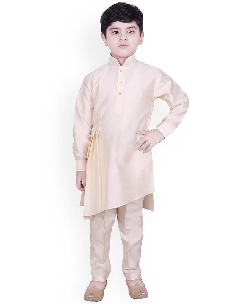 Rama Green Kurta Dhupion Silk Payjama main image 1