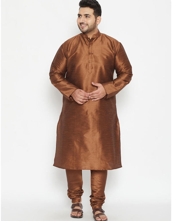 Chiku Kurta Dhupion Silk Payjama