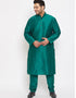 Rama Blue Kurta Dhupion Silk Payjama