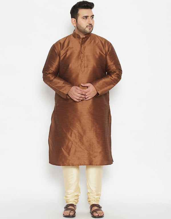 Chiku Kurta Dhupion Silk Payjama