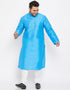 Sky Blue Kurta Dhupion Silk Payjama