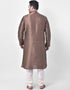 Chiku Kurta Dhupion Silk Chudidaar Closure View