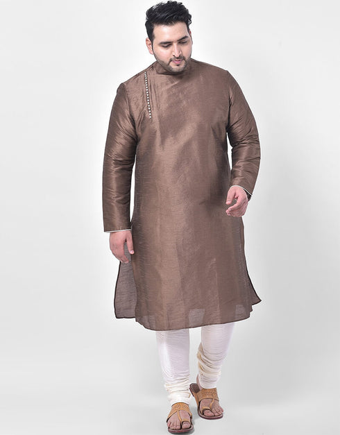Chiku Kurta Dhupion Silk Chudidaar