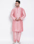 Light Pink Kurta Dhupion Silk Chudidaar