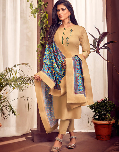 Chiku Heavy Jam Cotton Pant Suit