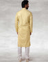 Yellow Kurta Hand Loomed In Rich Yarns Of Cotton Chudidaar Closure View