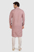 Pink Kurta Cotton Chudidaar Closure View