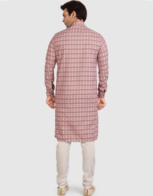 Gold Kurta Cotton Chudidaar Closure View