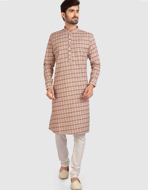 Gold Kurta Cotton Chudidaar