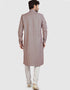 Peach Kurta Cotton Chudidaar Closure View