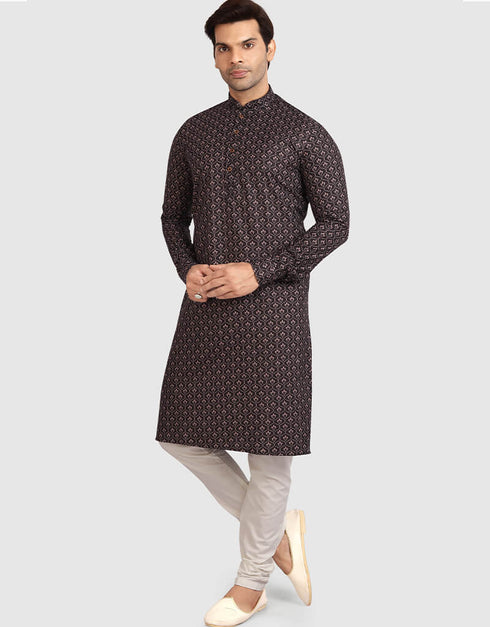 Black Kurta Cotton Chudidaar