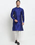 Royal Blue Kurta Dhupion Silk Chudidaar