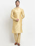 Cream Kurta Dhupion Silk Chudidaar