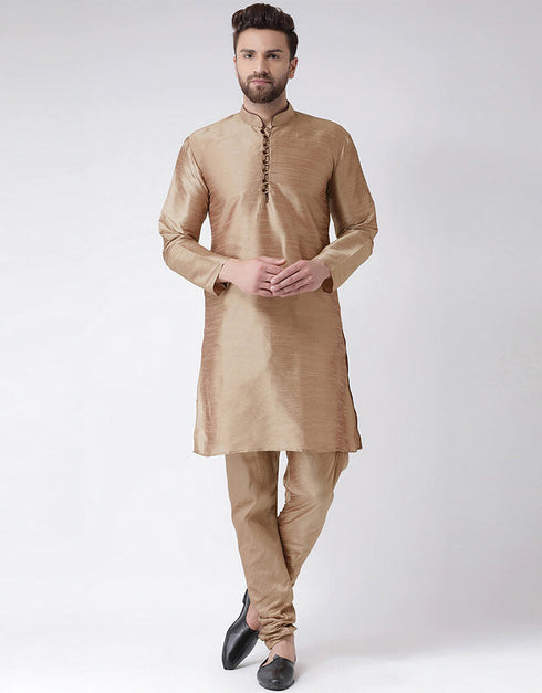Chiku Kurta Dhupion Silk Chudidaar