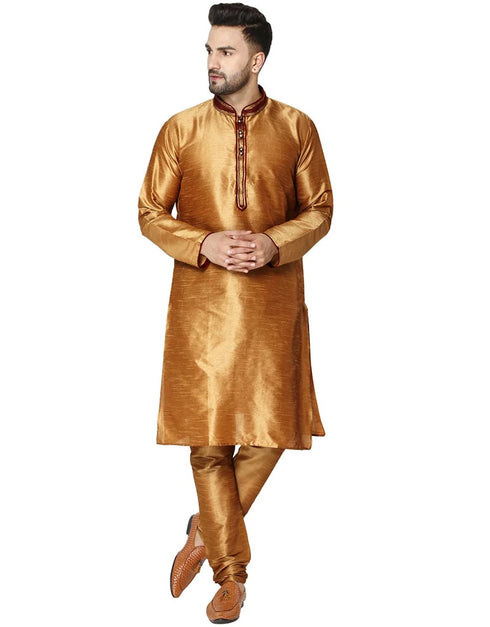 Chiku Kurta Dhupion Silk Chudidaar