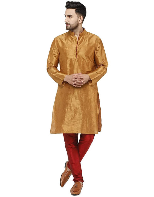 Chiku Kurta Dhupion Silk Chudidaar