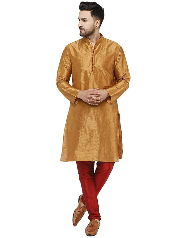 Chiku Kurta Dhupion Silk Chudidaar