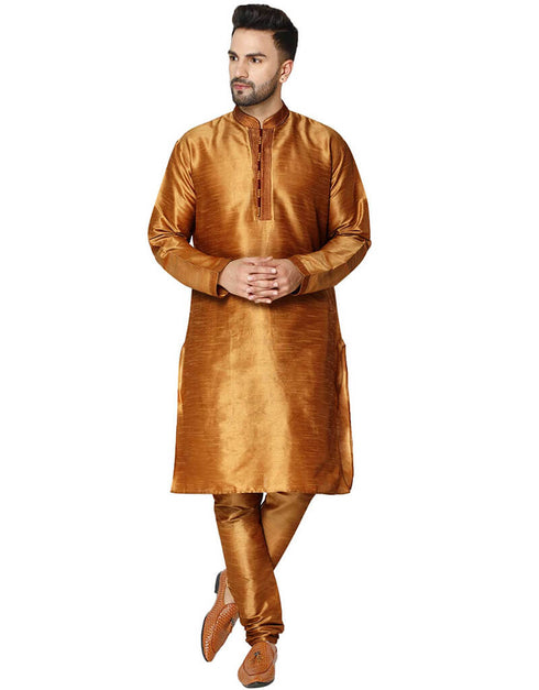 Chiku Kurta Dhupion Silk Chudidaar