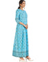 Sky Blue 14 Kg Rayon Kurti Kurti Closure View